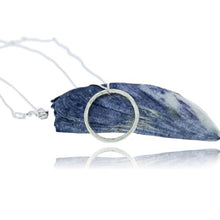 Load image into Gallery viewer, Driftwood Circle Pendant - Sterling Silver