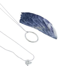 Load image into Gallery viewer, Driftwood Circle Pendant - 9 Karat White Gold
