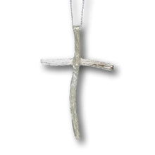 Load image into Gallery viewer, Driftwood Cross - 9 Karat White Gold