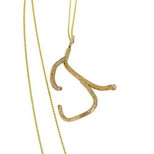 Load image into Gallery viewer, Driftwood Riverbank Pendant - Yellow Gold Plated