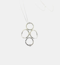 Load image into Gallery viewer, 4 Circle Pendant - 9 Karat White Gold