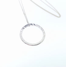 Load image into Gallery viewer, Full Circle Pendant - 9 Karat White Gold