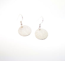 Load image into Gallery viewer, Ripple Disc Earrings - Sterling Silver