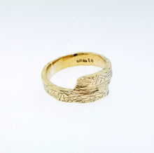 Load image into Gallery viewer, Driftwood Wrap Over Ring - 9 Karat Yellow Gold