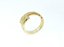 Load image into Gallery viewer, Driftwood Wrap Over Ring - Yellow Gold Plated