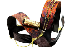 Load image into Gallery viewer, Driftwood Log Pendant - 9 Karat Yellow Gold