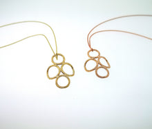 Load image into Gallery viewer, 4 Circle Pendant - 9 Karat Rose Gold