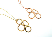 Load image into Gallery viewer, 4 Circle Pendant - Yellow Gold Plated