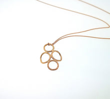 Load image into Gallery viewer, 4 Circle Pendant - Rose Gold Plated