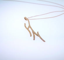 Load image into Gallery viewer, Driftwood Beach Pendant - Rose Gold Plated