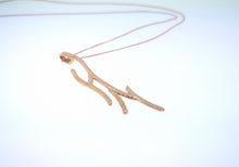 Load image into Gallery viewer, Driftwood Beach Pendant - Rose Gold Plated