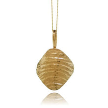 Load image into Gallery viewer, Ripple Arc Pendant - 9 Karat Yellow Gold