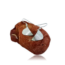 Load image into Gallery viewer, Ripple Curved Earrings - Sterling Silver