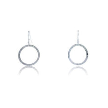 Load image into Gallery viewer, Full Circle Earrings - 9 Karat White Gold