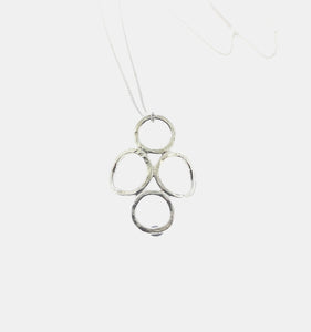 4 Circle Pendant - Sterling Silver