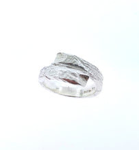 Load image into Gallery viewer, Driftwood Wrap Over Ring - 9 Karat White Gold
