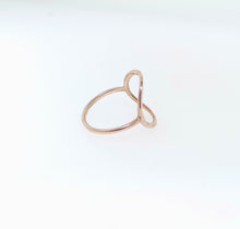 Load image into Gallery viewer, Full Circle Ring - Rose Gold Plated
