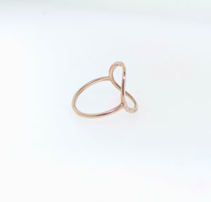 Full Circle Ring - Rose Gold Plated
