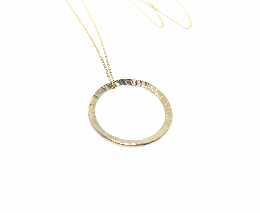 Full Circle Pendant - 9 Karat Yellow Gold