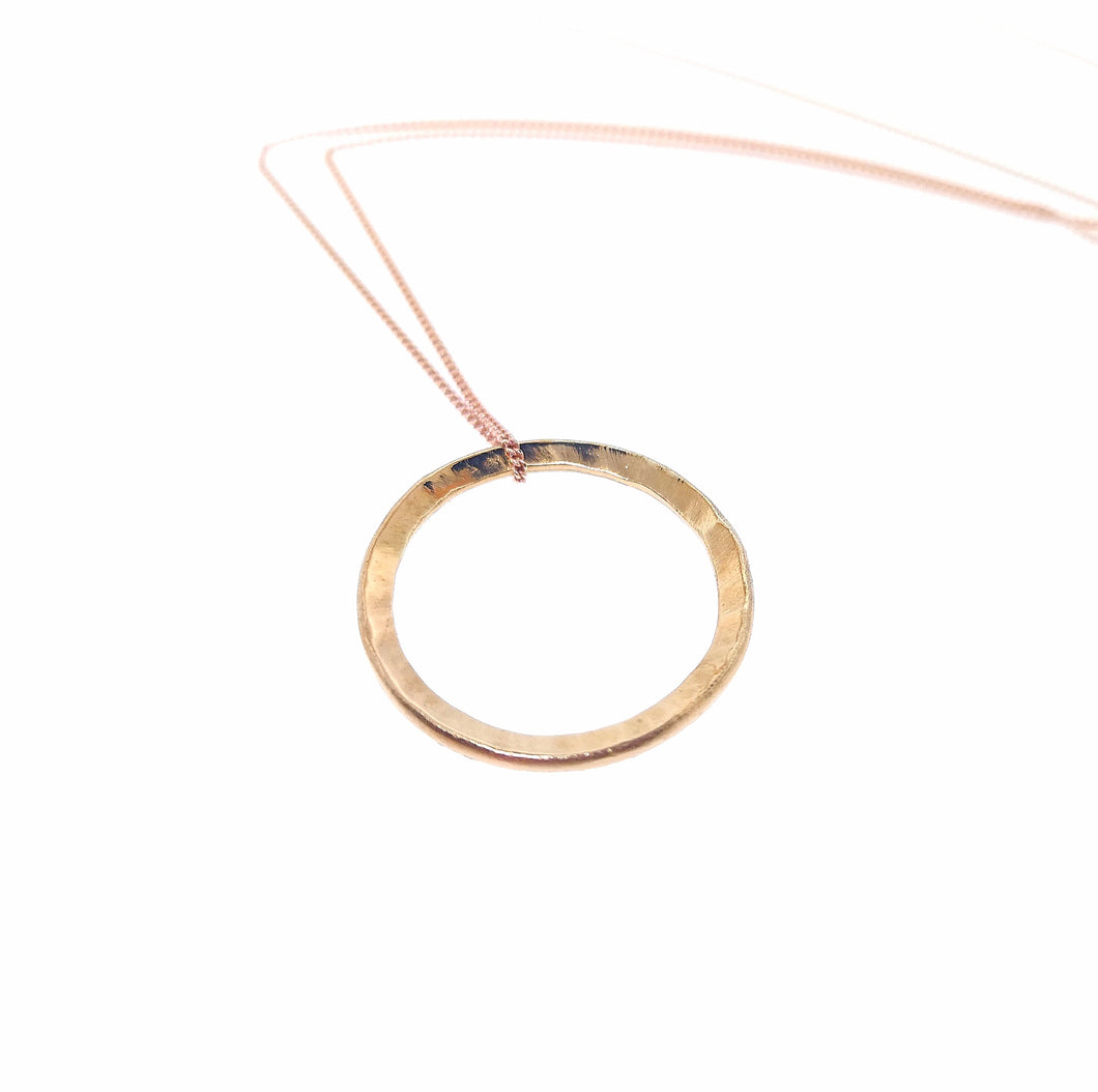 Full Circle Pendant - 9 Karat Rose Gold