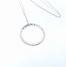 Load image into Gallery viewer, Full Circle Pendant - Sterling Silver
