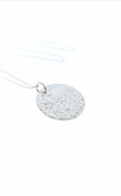 Load image into Gallery viewer, Ripple Disc Pendant - Sterling Silver
