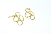 Load image into Gallery viewer, 4 Circle Earrings - Yellow Gold Plated
