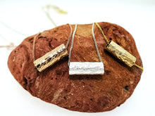 Load image into Gallery viewer, Driftwood Log Pendant - Rose Gold Plated
