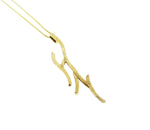 Load image into Gallery viewer, Driftwood Beach Pendant - Yellow Gold Plated
