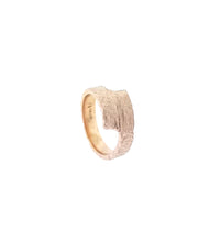 Load image into Gallery viewer, Driftwood Wrap Over Ring - Rose Gold Plated
