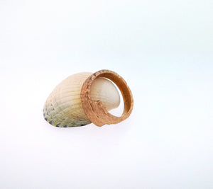 Driftwood Wrap Over Ring - Rose Gold Plated