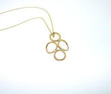 Load image into Gallery viewer, 4 Circle Pendant - Yellow Gold Plated
