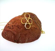 Load image into Gallery viewer, 4 Circle Pendant - Yellow Gold Plated

