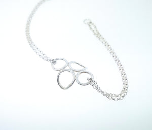 4 Circle Bracelet - Sterling Silver