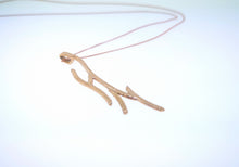 Load image into Gallery viewer, Driftwood Beach Pendant - Rose Gold Plated
