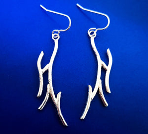 Driftwood Beach Earrings - Sterling Silver