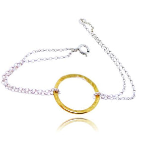Full Circle Bracelet - Yellow Gold Plated