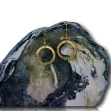 Load image into Gallery viewer, Full Circle Earrings - Yellow Gold Plated
